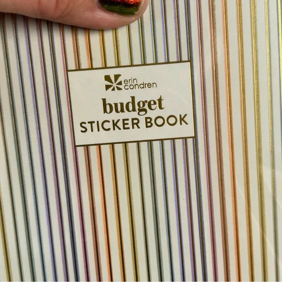 New Erin Condren designer Budget sticker book 5x7.75” with 624 stickers. - Picture 3 of 11